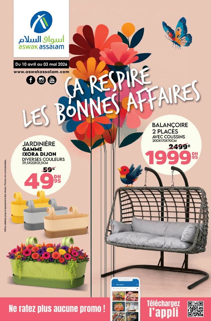 Catalogue Aswak Assalam du 10 avril au 3 mai 2026