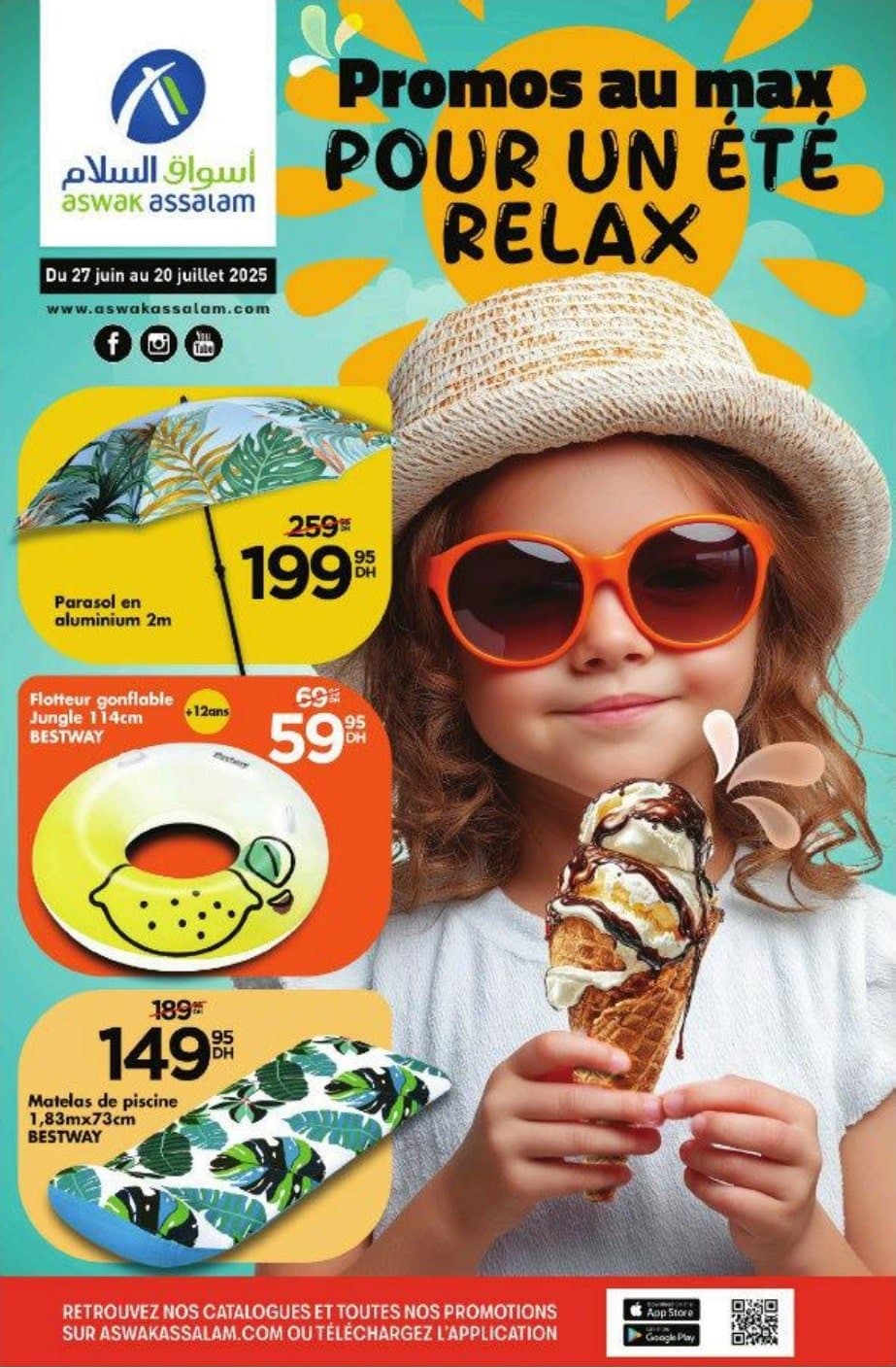 Catalogue Aswak Assalam du 27 juin au 20 juillet 2025